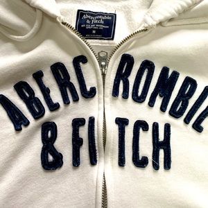 Abercrombie & Fitch hoodie - white